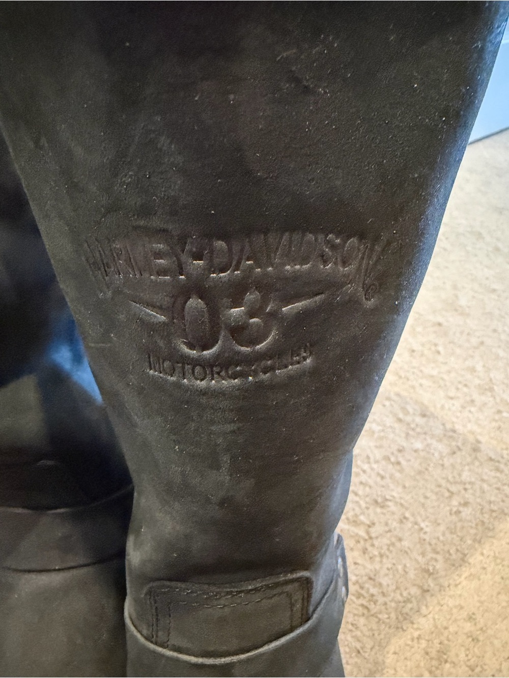 HARLEY DAVIDSON MEN'S BOWDEN MOTO BOOTS - SQUARE TOE size 11 - Picture 9 of 10